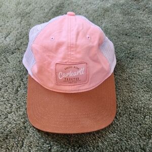 Carhartt Pink and Brown Trucker Hat Cap
